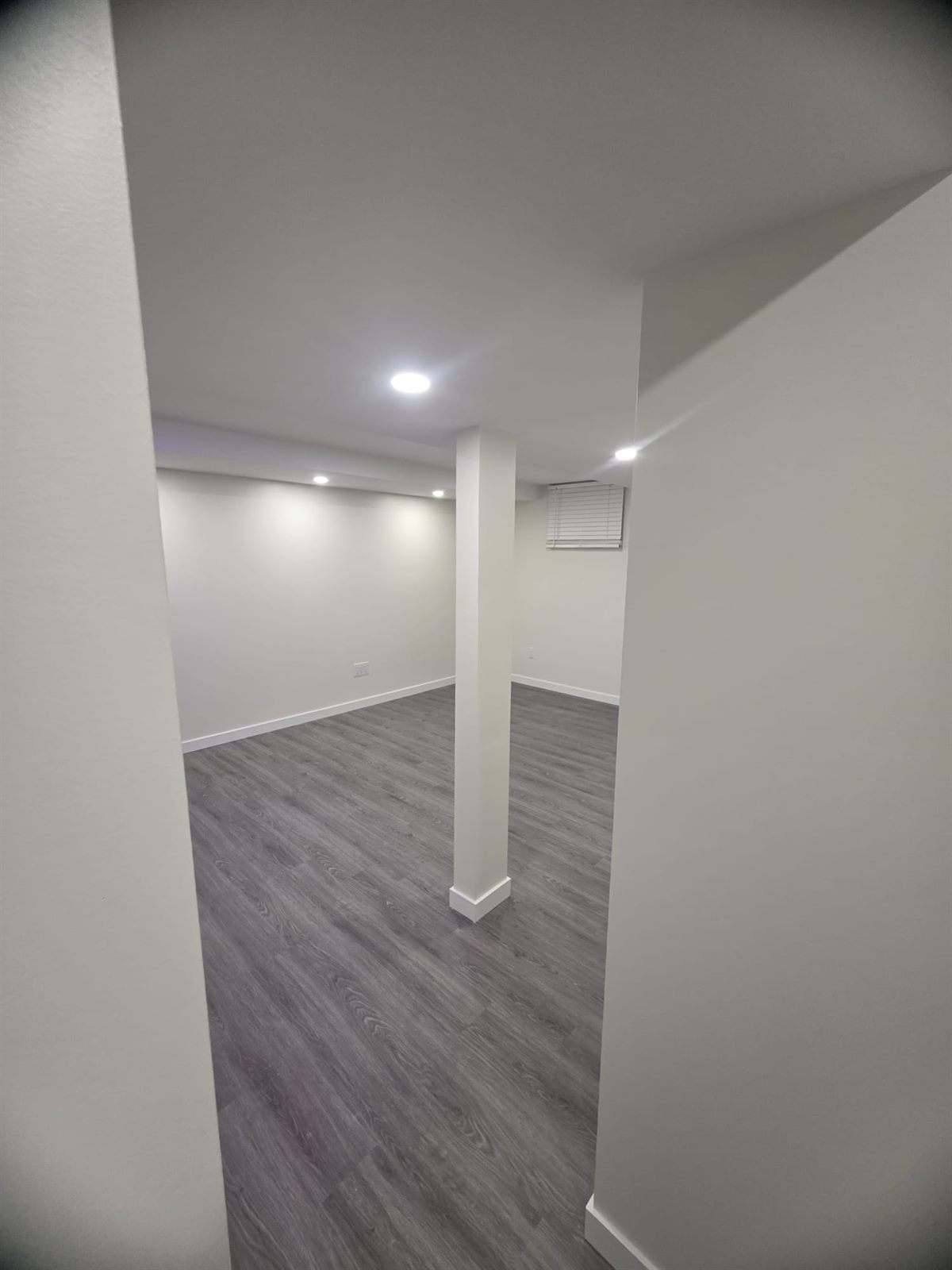 Finished basement interior